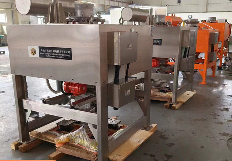 Dry Magnetic Separator For Lithium Battery Cathode Material Separation Of Iron Impurities Efficient Increased 20%