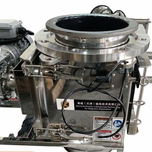 Energy Saving Rotary Magnetic Separator 24/7 Operation Low Maintenance Iron Separator Machine