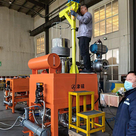 Water Cooled Electromagnetic Slurry Automatic Magnetic Iron Remover For Metal Ore Roughing And Non Metal Ore