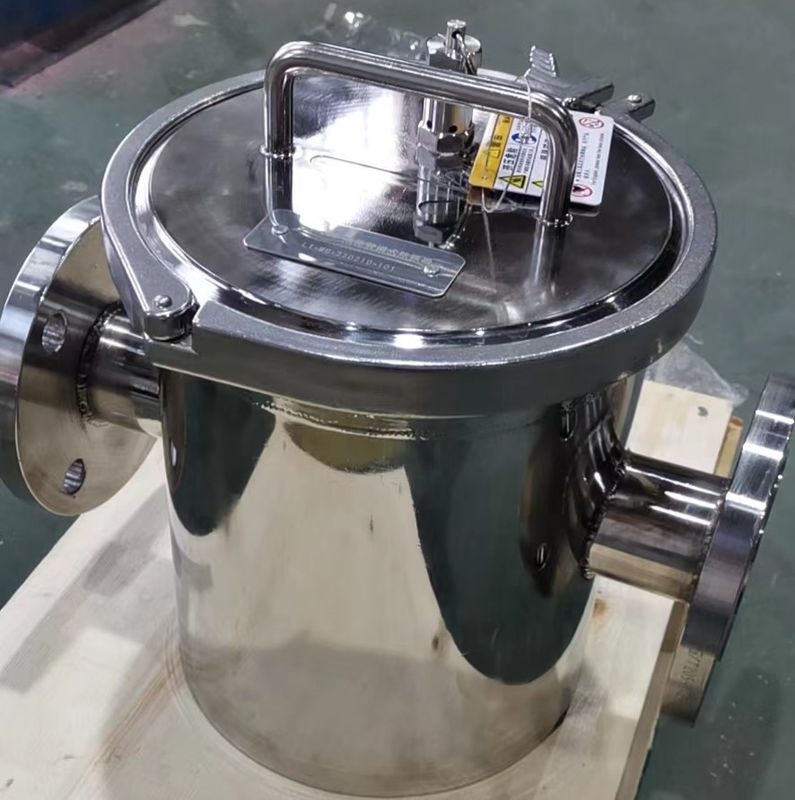 Liquid Pipeline Type Permanent Magnet Separator Iron Separator Machine 304SS 316SS Ti Shell