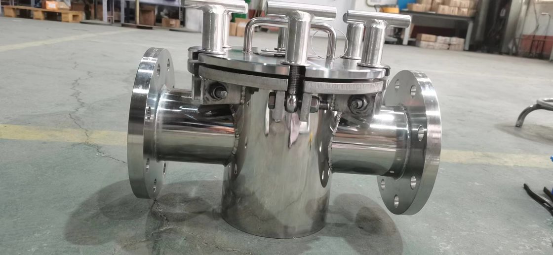 Liquid Pipeline Type Permanent Magnet Separator Iron Separator Machine 304SS 316SS Ti Shell