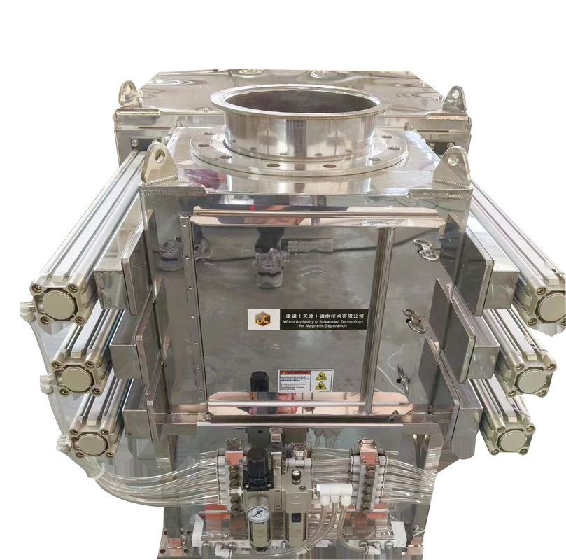 Auto Self Cleaning Drawer Type Grate Magnetic Separator Square Shape